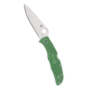 Spyderco Endura 4 FFG Green FRN C10FPGR Folding Knife - Plain - Picture 1 of 3