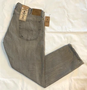 NWT-Polo Ralph Lauren Mens The Sullivan Slim Jeans Stretch Rope Dyed Gray- 32x32 - Picture 1 of 7