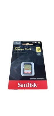 SanDisk Extreme PLUS 128GB SD UHS-I Memory Card - Image 1 of 4