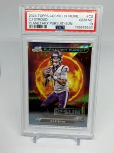 2024 Topps Cosmic Chrome CJ Stroud Planetary Pursuit Sun SP PSA 10 (E955) - Picture 1 of 5
