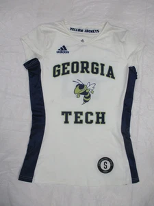 Georgia Tech Adidas White Women's Volleyball Player's Top Size S - 2020 - Picture 1 of 8