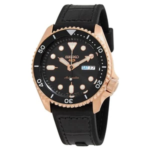 Reloj deportivo para hombre Seiko 5 automático esfera negra SRPD76K1 - Imagen 1 de 3