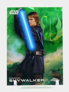 2025 Topps Chrome Star Wars Sapphire Anakin Skywalker #3 Green /99 💎GRADE IT! - Picture 1 of 3