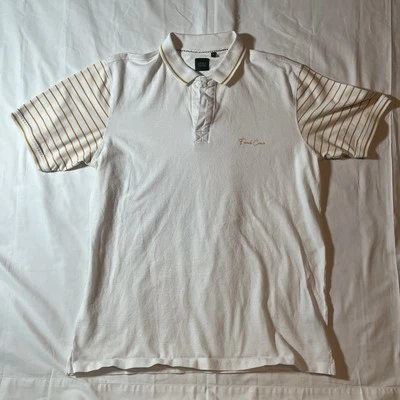 French Crown Hombre Manga Corta Marrón 2 Botones Polo Talla XL Foto 1 de 4