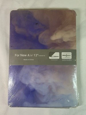 Estuche rígido MacBook Air 13” A1932 A2179 diseño nube rosa/púrpura Foto 1 de 2