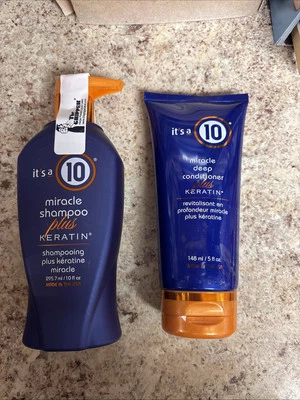 It's a 10 Haircare Miracle Shampoo plus Keratin, 10 oz. and Deep Conditioner New - Image 1 of 2