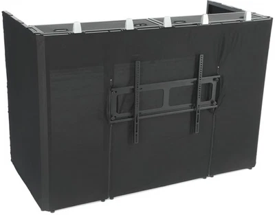 Odyssey DJBOOTHM65 Media DJ Booth for 65-inch Screen TV/Monitor - Image 1 of 4