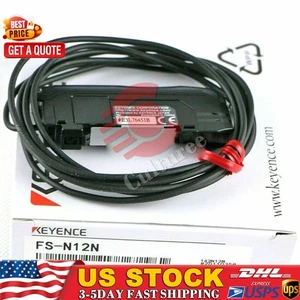 1PC New Keyence FS-N12N Fiber Optic Sensor FSN12N In Box US Free TAX - Picture 1 of 2
