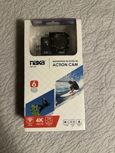 Naxa NDC-410 Waterproof FHD Action Cam 1080p WiFi w/ Accessories – New Sealed - Picture 1 of 4