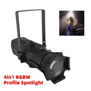 🎉250W 4In1 RGBW Profile Spotlight COB Light Event Lighting Disco Party Stage - Picture 1 of 12