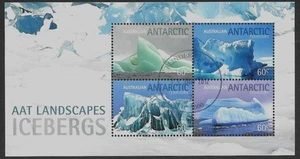 AUSTRALIAN ANTARCTIC TERRITORY ICEBERGS M/S (SG MS 202) USED - Picture 1 of 1