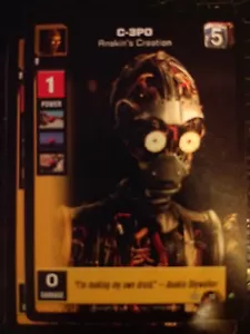 Star Wars Young Jedi TCG Menace of Darth Maul C-3PO Anakin's Creation - Picture 1 of 1