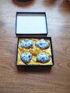 Set of 4 small trinket boxes In Box. - Picture 1 of 14