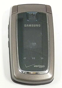 Samsung SCH-U550 - Gold and Black ( Verizon ) Rare Flip Phone - Untested - Picture 1 of 3