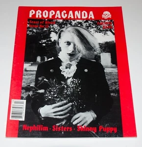 Propaganda Magazine #17 1991 Goth Fanzine Nephillim Skinny Puppy CB2 - Picture 1 of 2
