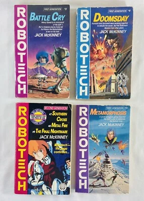 Robotech Jack McKinney Paperback Book Lot 1st 2nd 3rd Generation Foto 1 de 4