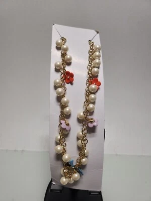 Collar de perlas + flores Ann Taylor - B8 Foto 1 de 3