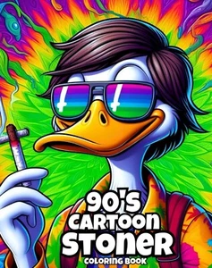 Stoner coloring book for Adults - 90's Cartoons  - Bild 1 von 2