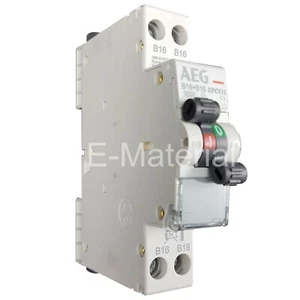 Sicherungsautomat 16A AEG / GE doppelt - 2 Sicherungen in 1 Gehäuse Platzsparend - Bild 1 von 6