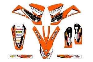 2003-2004 SX 13 FLY Orange Senge Graphics Kit Compatible with KTM - Picture 1 of 10