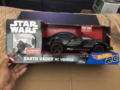 Hot Wheels Star Wars Darth Vader RC Vehicle Disney 1:18 Scale - Image 1 of 4