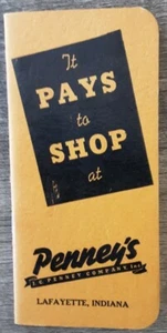 Old Advertising Calender Notebook J.C. Penney's Lafayette, IN - Picture 1 of 7