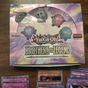 Yugioh English Brothers of Legend BROL 1st Edition Booster Box Lot From 2 Boxes - Picture 1 of 10