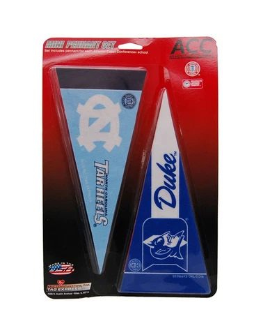Ncaa Mini Pennant Set, ACC Conference Set, NEW Cover