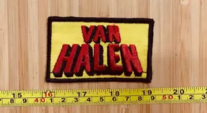 Patch Van Halen RARA musica rock & roll vintage NOS anni 70 - Foto 1 di 2