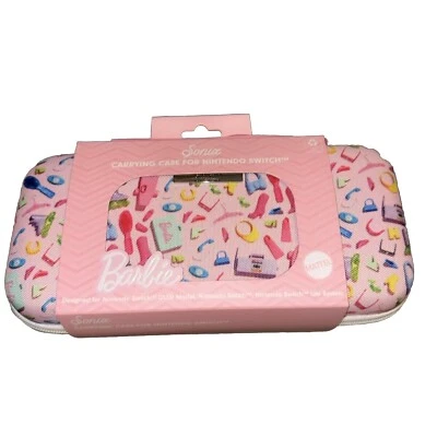 Funda Sonix Barbie Nintendo Switch. Nuevo en embalaje. Rosa con cremallera. Carcasa blanda Foto 1 de 4
