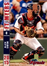 2015 Fort Myers Miracle Grandstand #25 Alex Swim Greensboro North Carolina Card