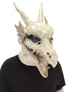 Dragon Skull Mouth Mover Mask Animal Fancy Dress Up Halloween Costume Accessory - Picture 1 of 1