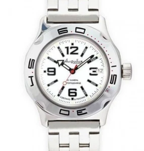 Reloj Vostok Amphibia 100485 buceo mecánico automático negro vendedor de EE. UU. - Imagen 1 de 7