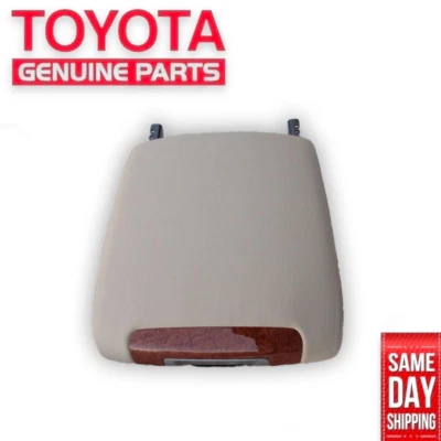 12 - 15 TOYOTA LAND CRUISER CENTER CONSOLE W/ COOLER ARM REST LID IVORY OEM NEW Foto 1 de 2