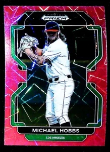 2022 Panini Prizm Draft Picks #PDP220 Michael Hobbs Neon Pink Velocity - Picture 1 of 2