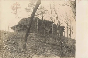 RPPC große freistehende Felsformation - Ort unbekannt - Vintage unbekannt E11 - Bild 1 von 3