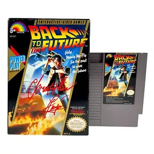 Christopher Lloyd Autographed Back to Future Nintendo NES Video Game Box JSA COA - Picture 1 of 11