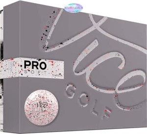 Vice Golf Pro Soft Drip Golf Balls, Red, 12 Pack - Picture 1 of 3