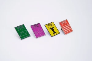 4x rare Pin's Dell Wyse couleurs Pins lapel pin informatique computer - Photo 1/3