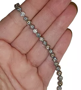 PULSERA TENIS PLATA ESTERLINA 925 Y CIRCONITA TRANSPARENTE - 11,6 gramos - 7,5" - #B - Imagen 1 de 8