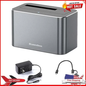 Hard Drive Dock SAS To USB 3.0 Adapter 5Gbps for 2.5/3.5 Inch SATA/SAS HDD SSD - Afbeelding 1 van 12