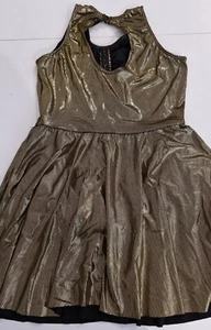 Dance costume gold colour Adult small, child large Jazz Contemporary Lyrical - Picture 1 of 5