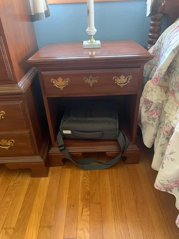 SET of Jamestown Solid Oak Nightstands Cover