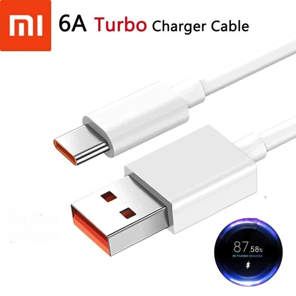 Original Hypercharge Charger Cable for Xiaomi 12 Pro+ 12 Pro 120 Watt Compatible - Image 1 of 1