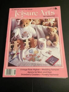 CROSS STITCH LEISURE ARTS THE MAGAZINE JUNE 1992 - 23 PROJECTS , 35 PAGES - Picture 1 of 1
