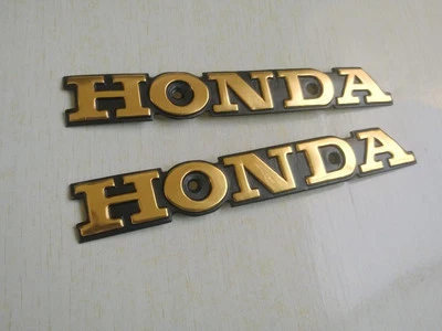 Par insignia emblema tanque combustible gasolina Honda CB125 S CB175 CB200 CL200 CL175 CL125 S110 Foto 1 de 4
