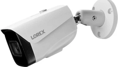 Lorex 4K (8MP) Smart IP Bullet Security Camera with Listen-in Audio  - Image 1 of 4