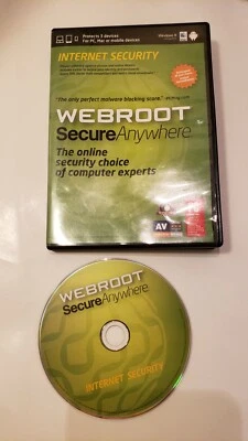 Webroot for PC, Mac or Mobile Device -Secure Anywhere Internet Security Software - Image 1 of 4