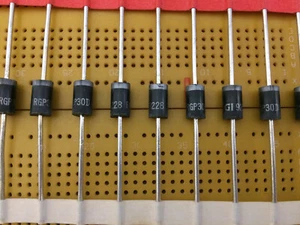3A 200V Rectifier Diode Fast Switching 150ns DO-201AD Vishay RGP30D Multi Qty - Picture 1 of 1