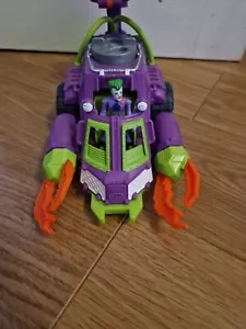 Imaginext Joker y Harley Quinn Vehículo de Batalla Juguete con Figuras - Imagen 1 de 9